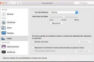 Texto a voz en MAC