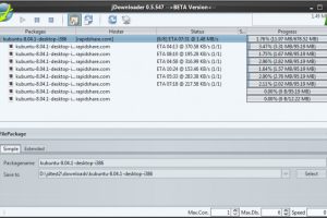 jDownloader – Gestor de descargas