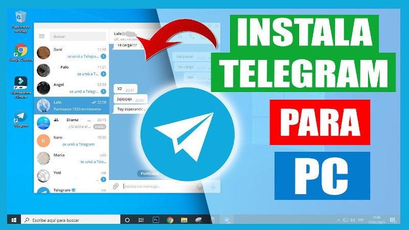 Telegram en PC