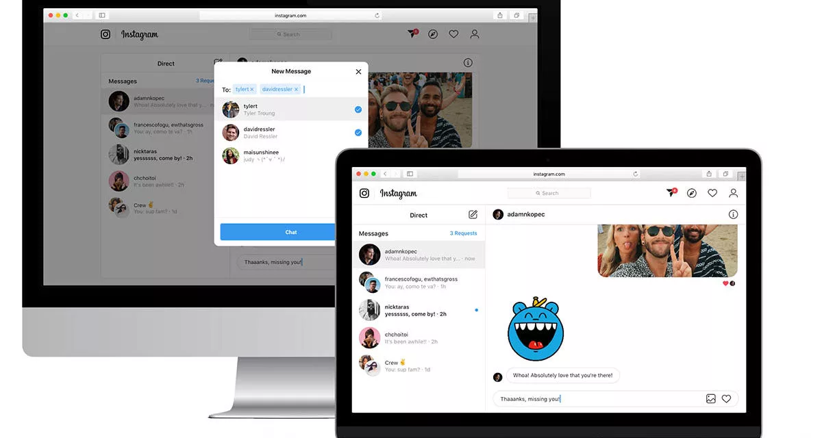 Cómo usar Instagram Direct en PC
