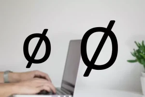 Símbolo diámetro en Excel