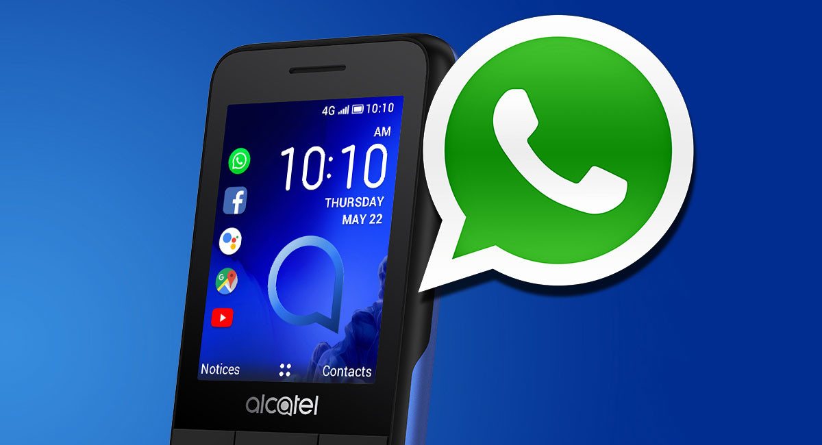 Móviles para personas mayores con WhatsApp