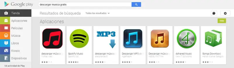Aplicaciones para guardar música